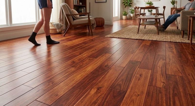 Cherry Floor Installation in Lascassas, TN