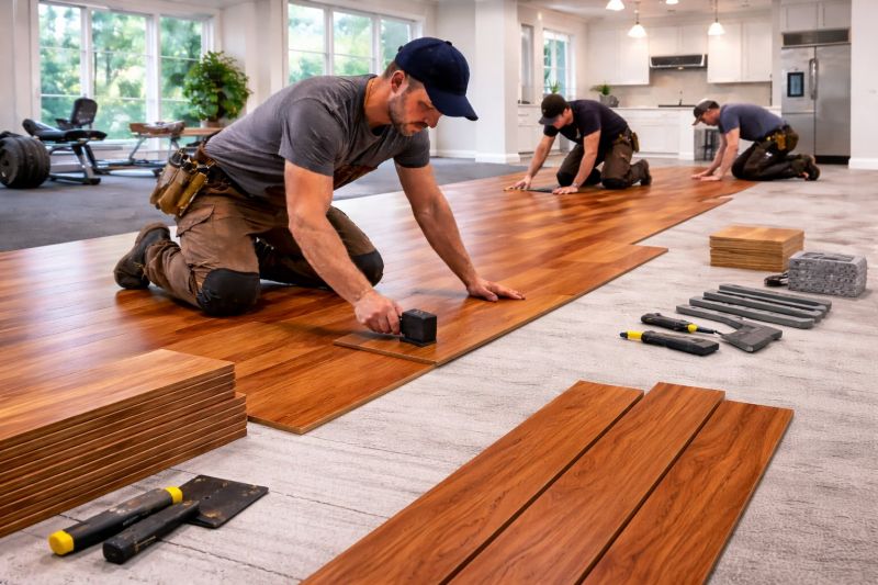 Cherry Floor Installation in Smyrna, TN
