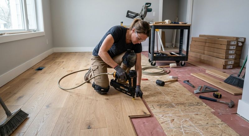 Hardwood Floor Installation in Brentwood, TN