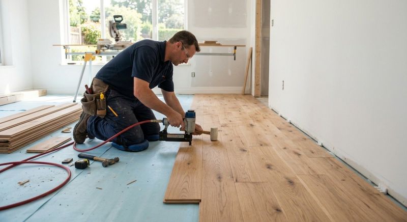 Hardwood Floor Installation in Chapel Hill, TN