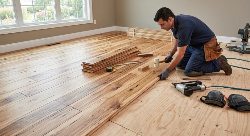 Hickory Floor Installation in Smyrna, TN