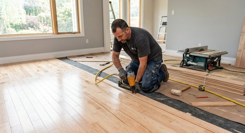 Maple Flooring Installation in Watertown, TN