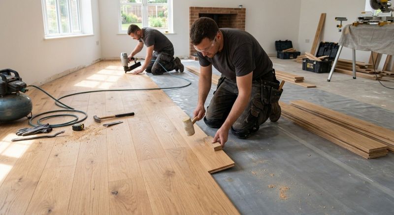 Oak Floor Installation in Franklin, TN