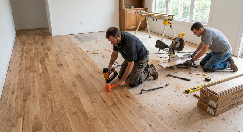 Oak Floor Installation in Madison, TN
