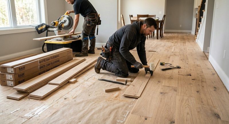 Oak Floor Installation in Madison, TN