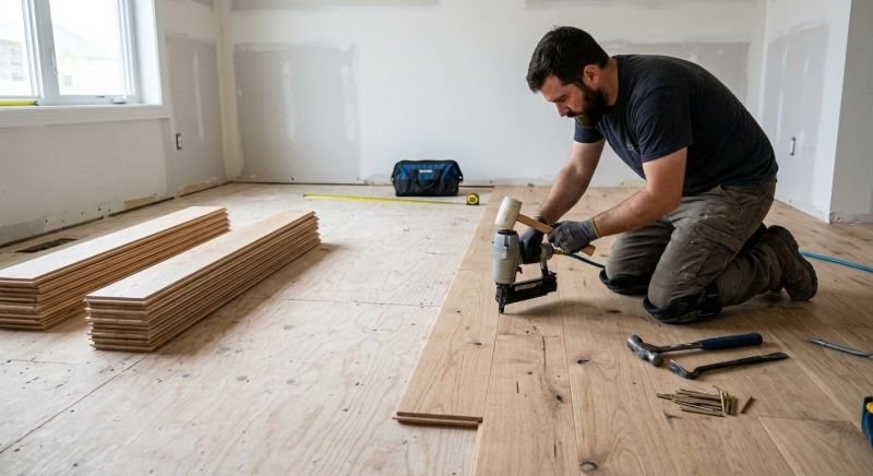 Oak Floor Installation in Nolensville, TN