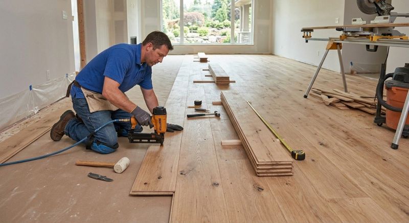 Wide Plank Floor Installation in Smyrna, TN