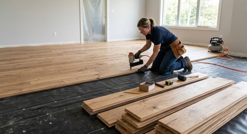 Wide Plank Floor Installation in Smyrna, TN