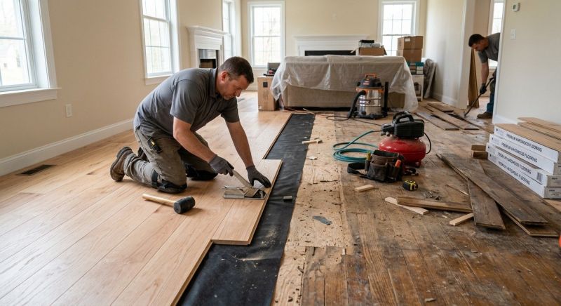 Wood Floor Replacement in Brentwood, TN
