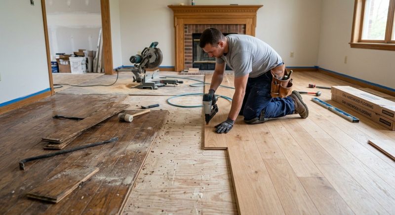 Wood Floor Replacement in La Vergne, TN