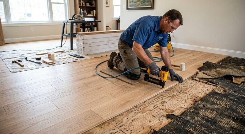 Wood Floor Replacement in Lascassas, TN