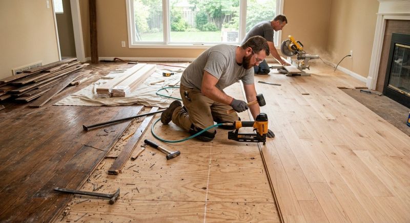 Wood Floor Replacement in Madison, TN